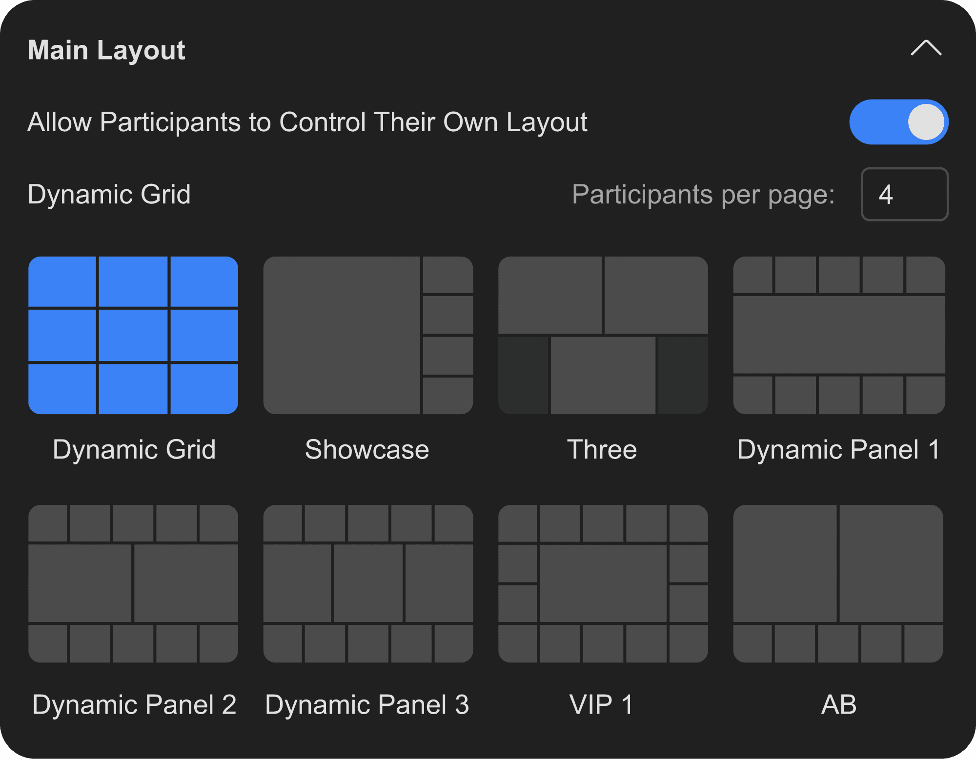 Layout variants